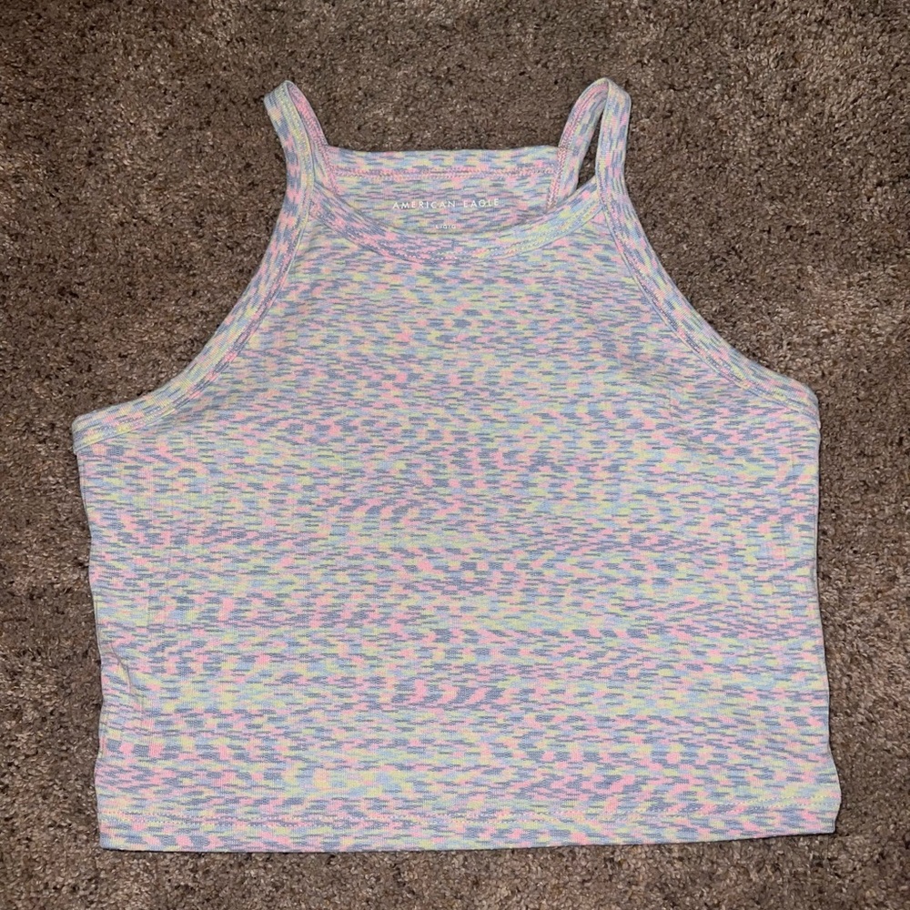 Wild Fable Pastel Patterned Tank Top